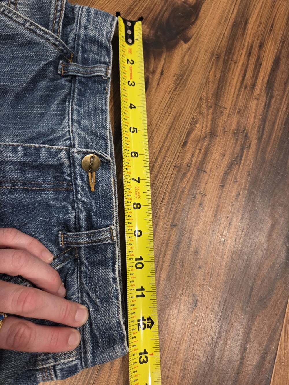 Boys Carhartt Carpenter Jeans Size 14 - Adjustable Waist, Durable Denim Workwear - Picture 9 of 12